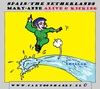 Cartoon: MaryAnne Alive and Kicking (small) by cartoonharry tagged maryanne,alive,spain,holland,cartoon,brave,cartoonharry,cartoonist,dutch,toonpool