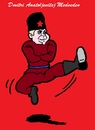 Cartoon: Medvedev (small) by cartoonharry tagged medvedev,russia,cossack,dancing,caricature,cartoon,cartoonist,cartoonharry,dutch,toonpool