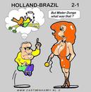 Cartoon: Holland 2 Brazil1 (small) by cartoonharry tagged holland,brazil,dunga,fifa,worldcup,dreamy,cartoonist,cartoonists,dutch,cartoonharry