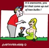 Cartoon: Nature (small) by cartoonharry tagged bulb,comeup,girls,boobs,nature,cartoon,cartoonist,cartoonharry,dutch,toonpool