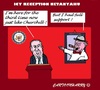 Cartoon: Netanyahu (small) by cartoonharry tagged usa,congress,netanyahu,churchill,support