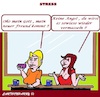 Cartoon: Neue Liebe (small) by cartoonharry tagged liebe,stress,cartoonharry,neu,date