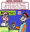 Cartoon: Neuer Freundin (small) by cartoonharry tagged freundin,pharmacy,viagra,photo