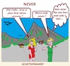 Cartoon: Never (small) by cartoonharry tagged never,cartoonharry