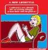 Cartoon: New LifeStyle (small) by cartoonharry tagged lifestyle,cartoonharry