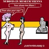 Cartoon: Nudists (small) by cartoonharry tagged nudism,nudists,museum,austria,vienna,off,cartoons,cartoon,cartoonist,cartoonists,cartoonharry,dutch,toonpool