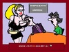 Cartoon: Nymph and Nyth (small) by cartoonharry tagged girls,nude,nymph,cartoon,cartoonharry,cartoonist,dutch,toonpool