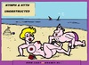 Cartoon: Nymph and Nyth (small) by cartoonharry tagged girls,nude,nymph,cartoon,cartoonharry,cartoonist,dutch,toonpool