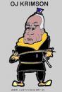 Cartoon: OJSimpson (small) by cartoonharry tagged murder,krimson,jail