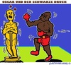 Cartoon: Oscar (small) by cartoonharry tagged usa,oscar,schmerzen
