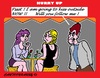 Cartoon: Outside Kissing (small) by cartoonharry tagged bar,kiss,outside