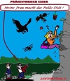 Cartoon: Paläo Diät (small) by cartoonharry tagged paläo,diät,mann,frau,bergsport