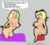 Cartoon: Passing Over (small) by cartoonharry tagged nude love pass