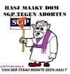 Cartoon: Paus steun (small) by cartoonharry tagged paus,sgp,vanderstaaij,steun,politiek,holland,hasj,cartoon,cartoonist,cartoonharry,dutch,toonpool