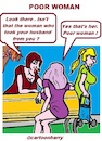 Cartoon: Poor Woman (small) by cartoonharry tagged woman,cartoonharry