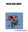 Cartoon: Putins Panic (small) by cartoonharry tagged russia,putin,dictator,protest,panic