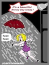 Cartoon: Rainy Snowy (small) by cartoonharry tagged weather,snow,rain