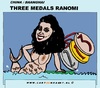 Cartoon: Ranomi Kromowidjojo (small) by cartoonharry tagged ranonomi,kromowidjojo,swimming,caricature,cartoonist,caricaturist,cartoonharry,toonpool,dutch