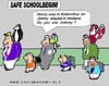 Cartoon: Safe School Begin (small) by cartoonharry tagged school,boys,birds,shoulder,begin,dads,cartoonharry