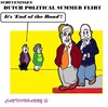 Cartoon: Samsom en Pechthold (small) by cartoonharry tagged samsom,pechthold,zomerfirt,pvda,d66,holland,toonpool