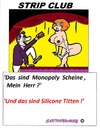 Cartoon: Silicone (small) by cartoonharry tagged silicone,boobs,brüsten,stripperin,club,cartoon,monopoly,geld,falsch,cartoonist,cartoonharry,dutch,toonpool