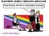 Cartoon: Special Zebra Crossing (small) by cartoonharry tagged special,zebracrossing,gay,cartoon,holland,dutch,utrecht,cartoonharry,toonpool