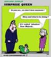 Cartoon: Surprise Queen Elisabeth (small) by cartoonharry tagged bow,queen,elisabeth,ireland,england,planken,planking,cartoon,art,arts,drawing,cartoonist,cartoonharry,toonpool,dutch