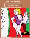 Cartoon: The Ladies (small) by cartoonharry tagged mirror,cartoonharry