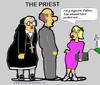 Cartoon: The Priest (small) by cartoonharry tagged nun,sister,priest,child,girls,pregnant