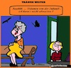 Cartoon: Träume (small) by cartoonharry tagged omi,traum,cartoonharry