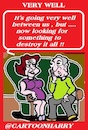 Cartoon: Very Well (small) by cartoonharry tagged well,cartoonharry