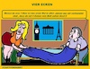 Cartoon: Vier Ecken (small) by cartoonharry tagged bett,vier,ecken,cartoonharry,mann,frau