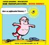 Cartoon: Wayne Rooney (small) by cartoonharry tagged wayne,rooney,sunburn,hair,implants,cartoon,cartoonist,cartoonharry,dutch,soccer,manchester,vacation,toonpool