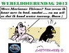 Cartoon: Werelddierendag 2013 (small) by cartoonharry tagged dierendag,water,bad,pinguin,2013