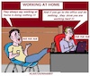 Cartoon: Working at Home (small) by cartoonharry tagged work,cartoonharry,home,corona