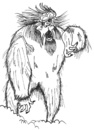 Cartoon: Yeti 2011 (small) by cartoonharry tagged backyard,yeti,comic,comics,cartooncomix,artist,cool,art,arts,drawing,cartoonist,cartoonharry,dutch,toonpool,toonsup,facebook,hyves,linkedin,buurtlink,deviantart,snowman,terrible