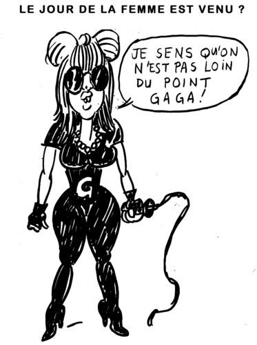 Cartoon: Cartoon Lady Gaga (medium) by Zombi tagged lady,gaga,pop,cartoon