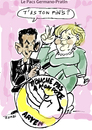 Cartoon: Ich liebe meinen Deutsch Bankier (small) by Zombi tagged hell,heaven,merkel,sarkozy,deutsch