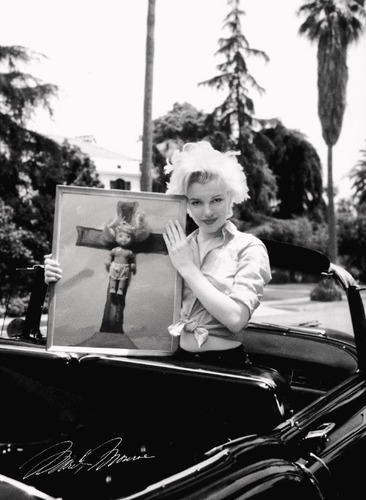 Cartoon: Jesusi meets Marilyn (medium) by Vanessa tagged marilyn,monroe,filmstar,hollywood