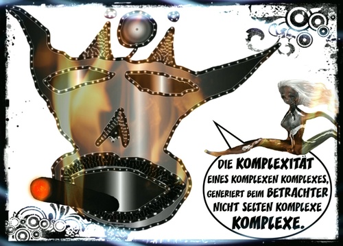 Cartoon: Komplexe (medium) by Vanessa tagged komplexe,bauten,hochhäuser,architektur,design,wolkenkratzer