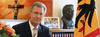 Cartoon: Bundespräsident Jesusi Wulff (small) by Vanessa tagged wulff,brd,skandal,kunst,bundespräsident,politik