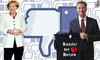 Cartoon: Dislike (small) by Vanessa tagged wahl 2011 merkel westerwelle cdu fdp facebook