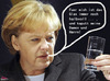 Cartoon: Merkel Halbvoll (small) by Vanessa tagged merkel cdu kanzlerin brd deutschland politik
