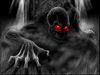 Cartoon: Der Daemon kommt! (small) by MrHorror tagged daemon red eyes claws coming