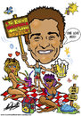 Cartoon: Zlato Fabris Caricature (small) by roundheadillustration tagged women,sexy,bikini