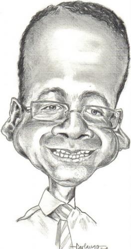 Cartoon: Amigo (medium) by hualpen tagged retrato