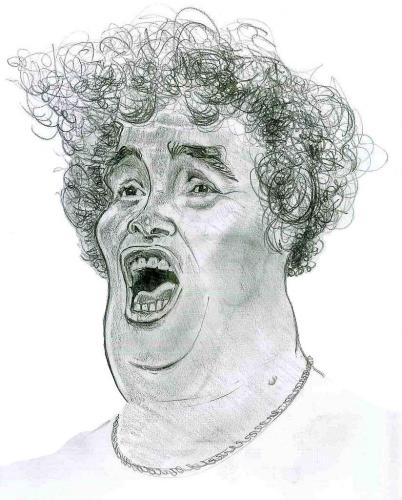 Cartoon: Susan Boyle (medium) by hualpen tagged susan,boyle