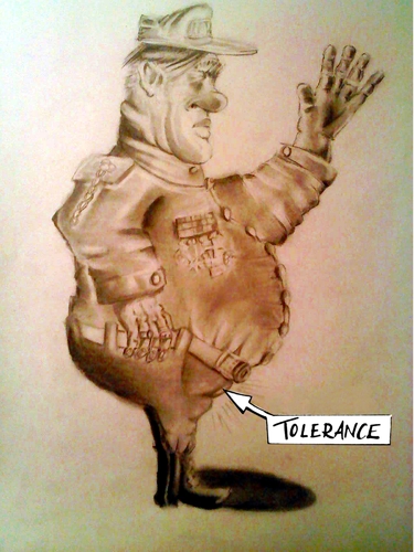 Cartoon: Dictator Tolerance Varition_1 (medium) by joschoo tagged dictatorship,tolerance,fat,shadow,shade