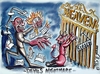 Cartoon: Devils Nightmare (small) by joschoo tagged devil nightmare terry jones buring quran