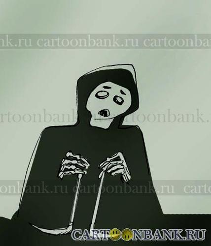 Cartoon: deaths dance (medium) by ales tagged death,chaplin